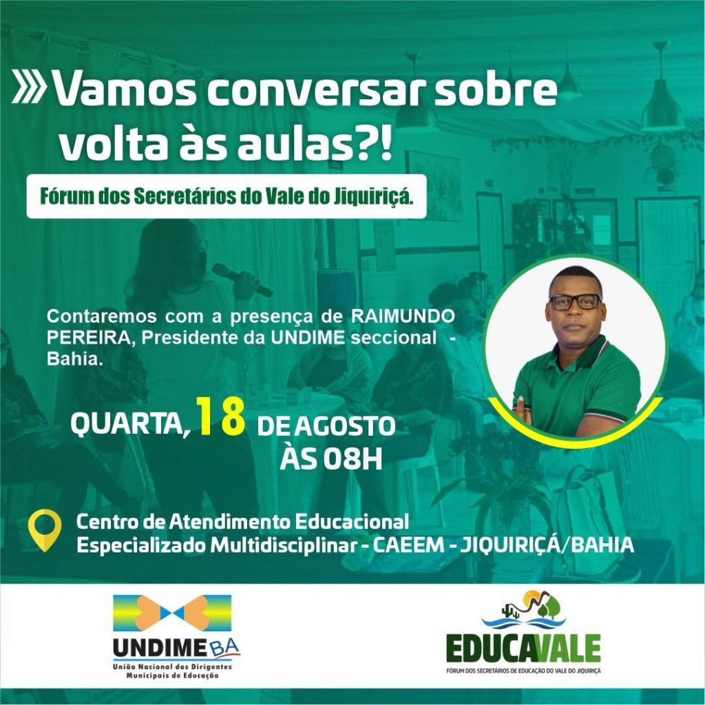 Fórum Educavale/BA realizou Diálogo regional sobre retorno às aulas presenciais