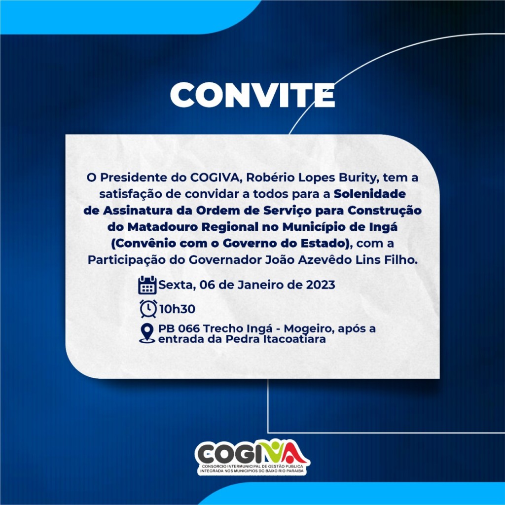 Solenidade de Assinatura da Ordem de Serviço para Construção do Matadouro Regional